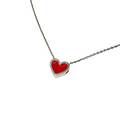 Colorful Heart Necklace Collection