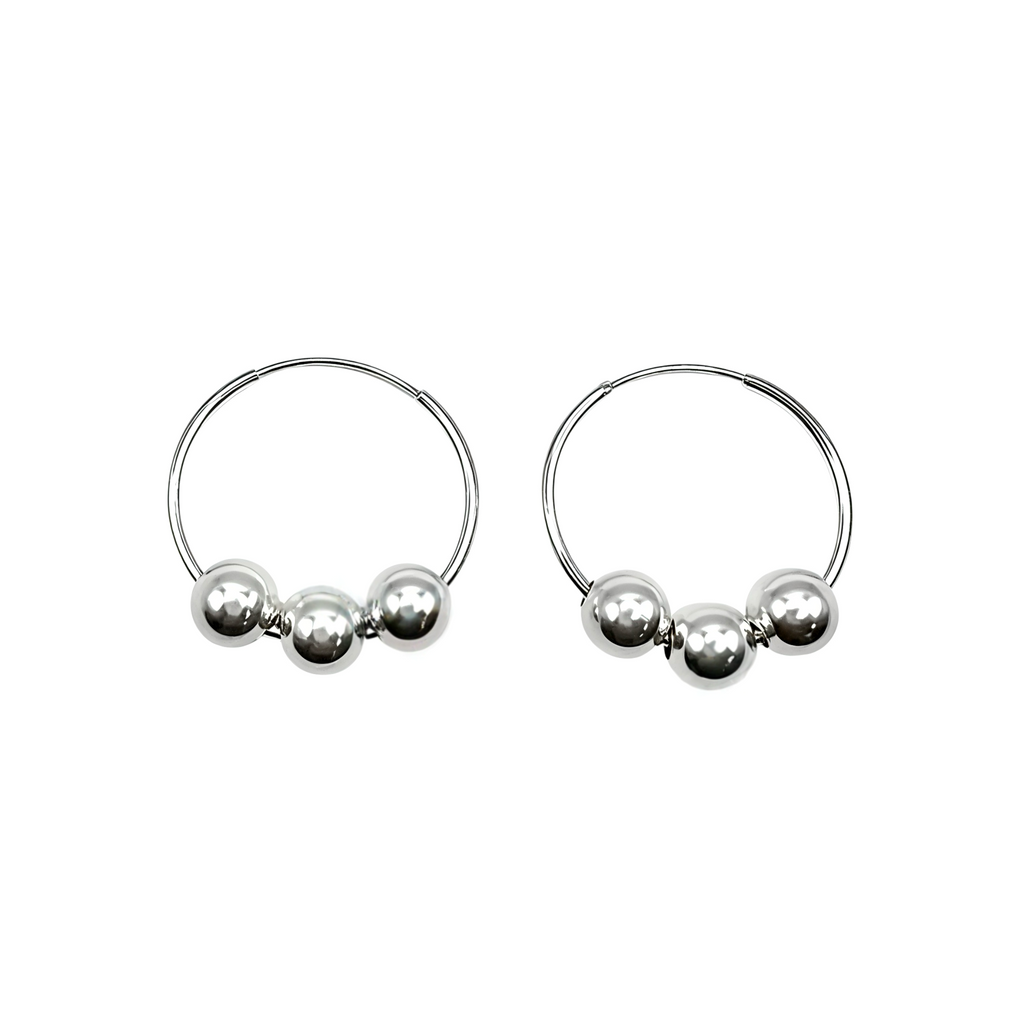 Sterling Silver Hoop Earrings