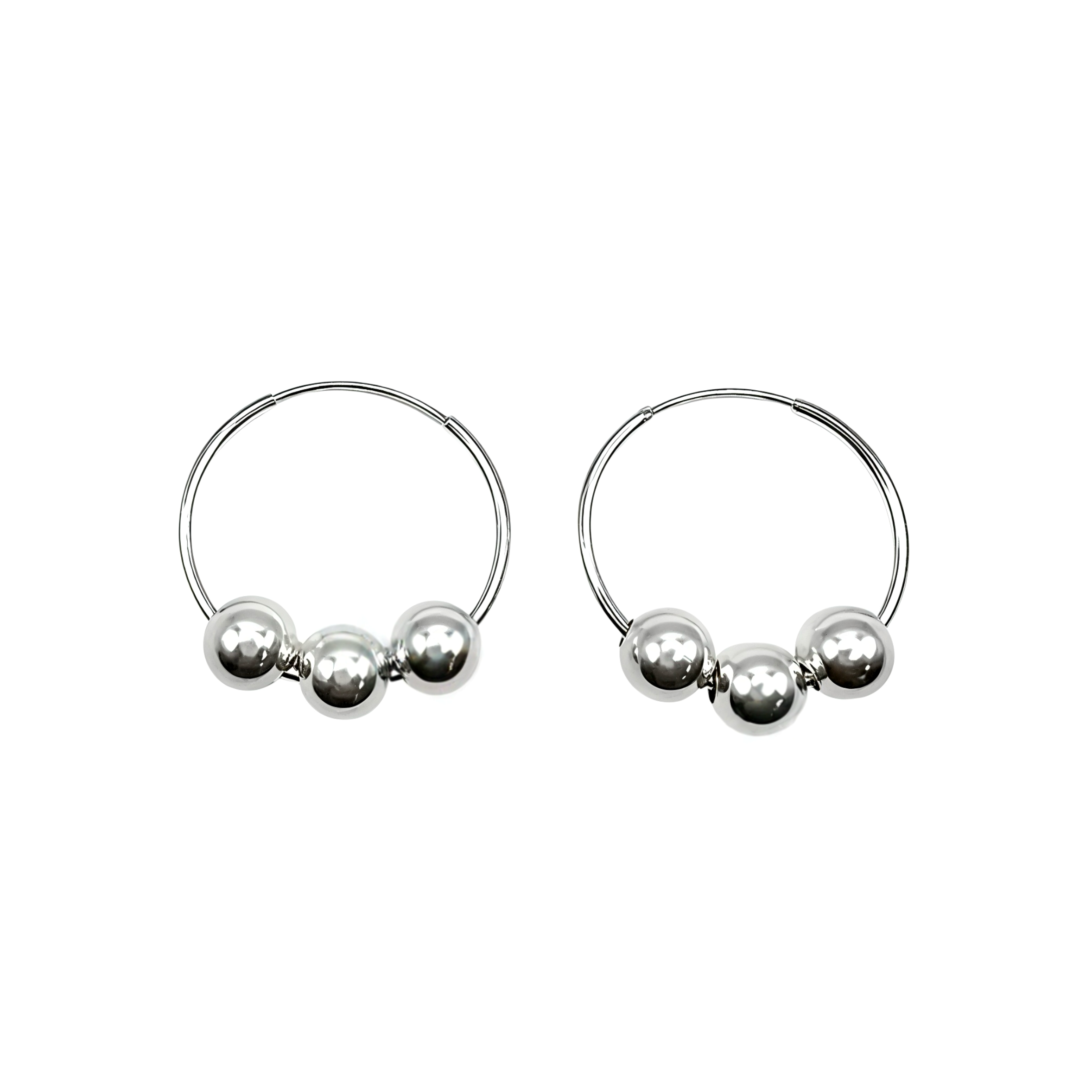 Sterling Silver Hoop Earrings