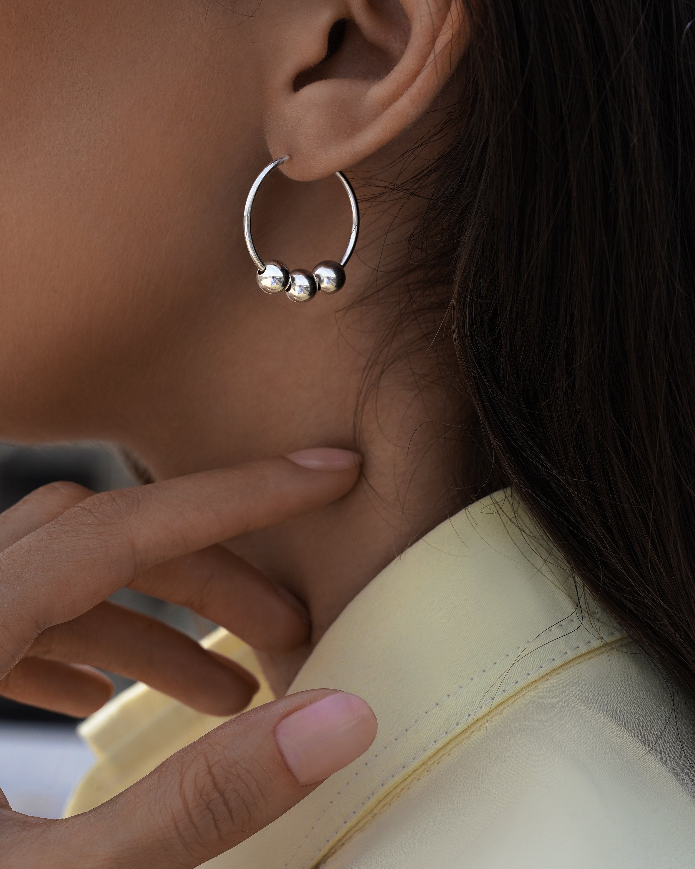 Sterling Silver Hoop Earrings